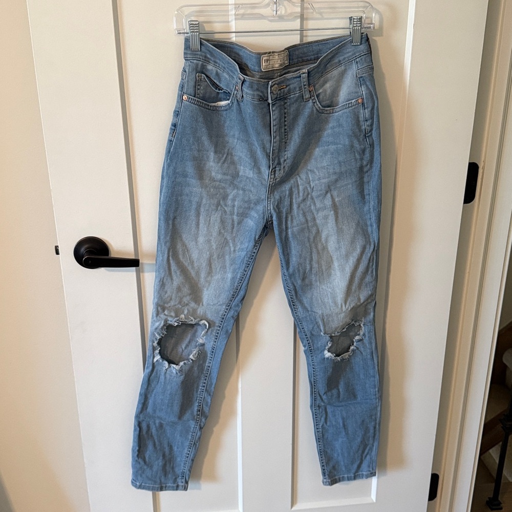 Free People Light Blue Denim Jeans
